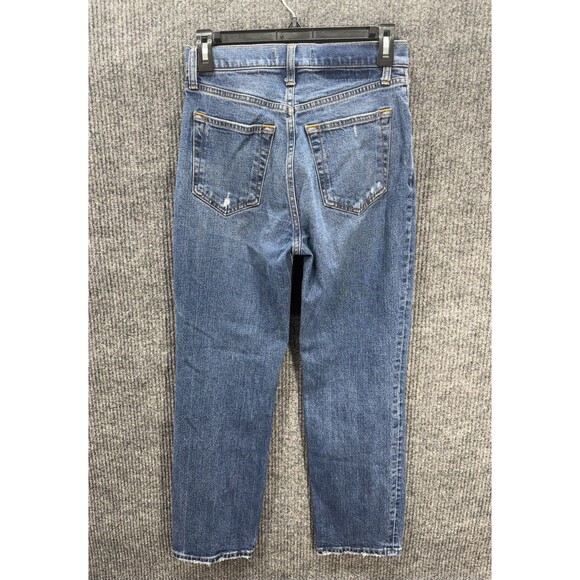 Abercrombie & Fitch Jeans Womens 27/4 The Ankle Straight Ultra High Rise Destroy - Picture 3 of 10